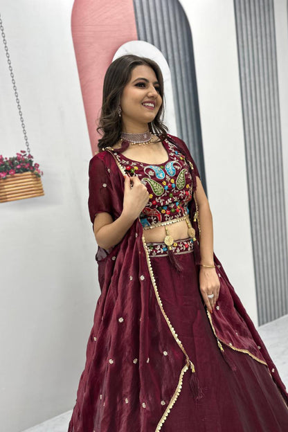 Indo Western Style Lehenga Choli