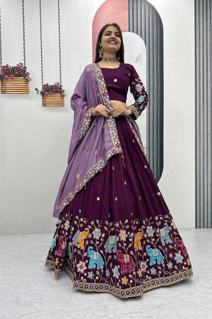 Wedding Embroidered Lehenga