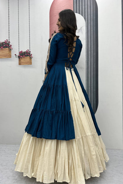 Navratri Special Long Top With Lehenga