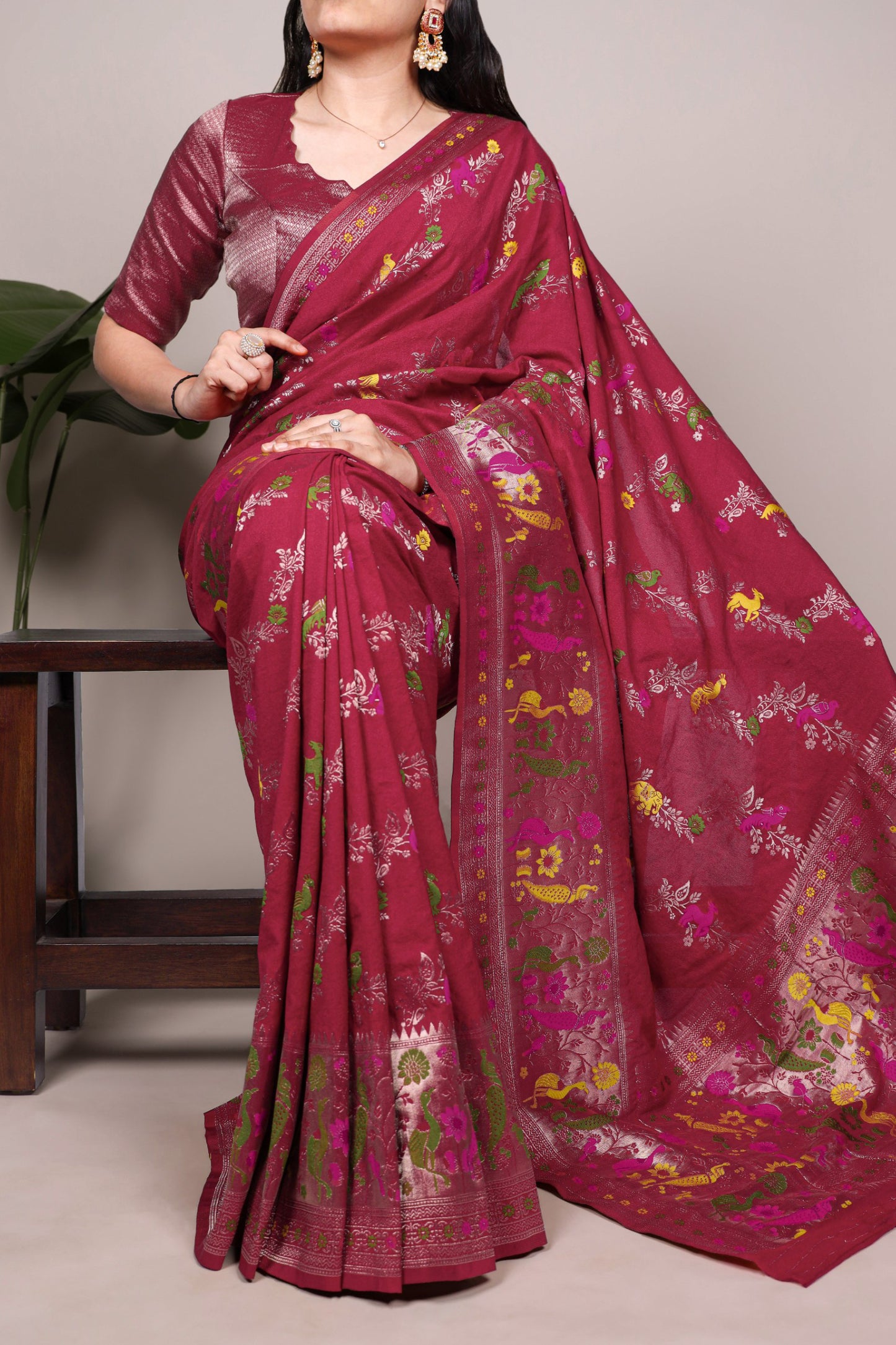 Naylon (Dyeable) Saree