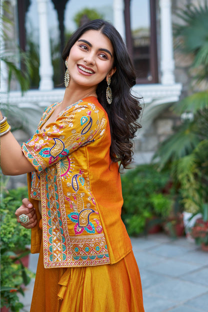 Indo Western Style Three Piece Set