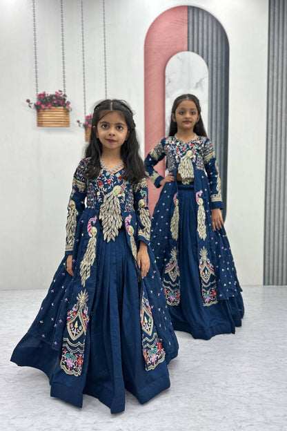 Long Top with Lehenga Set