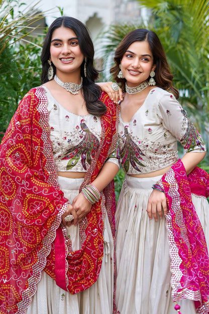 Tissue Silk Chaniya Choli