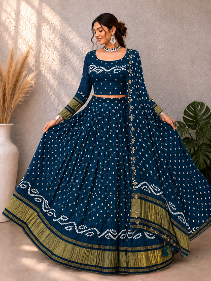 Pure Modal Silk Lehenga Choli