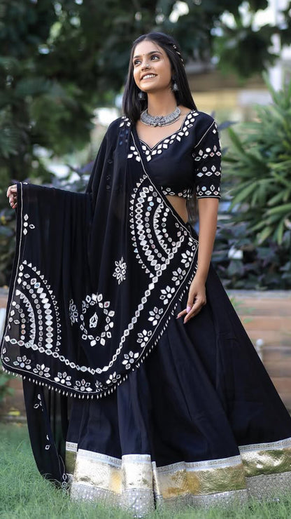 Garba Special Black Chaniya Choli | Navratri Collection