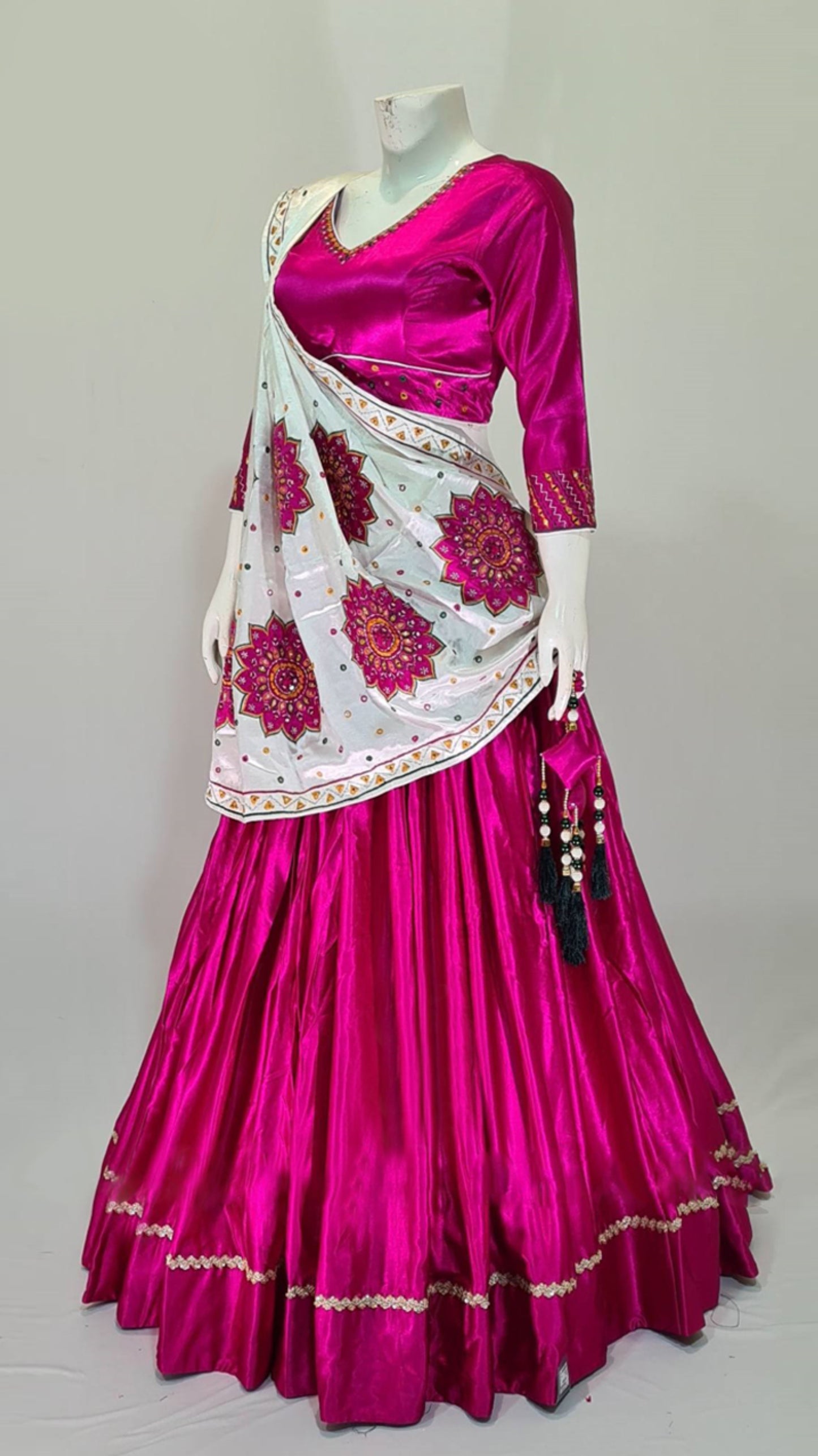 Premium Festive Pink Lehenga