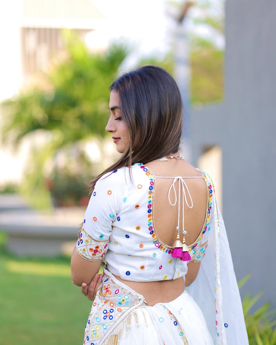 Traditional Mirror Work Choli