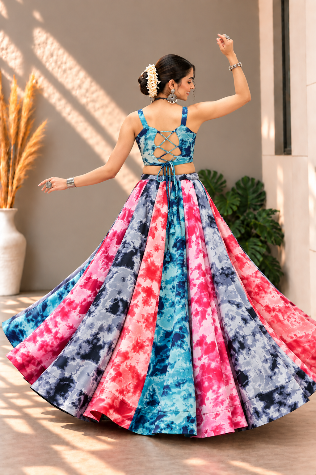 Dholida Multicolor Lehenga
