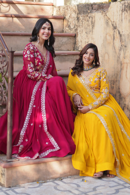 Beautiful Gown Dupatta Set