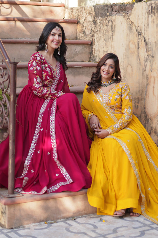 Beautiful Gown Dupatta Set