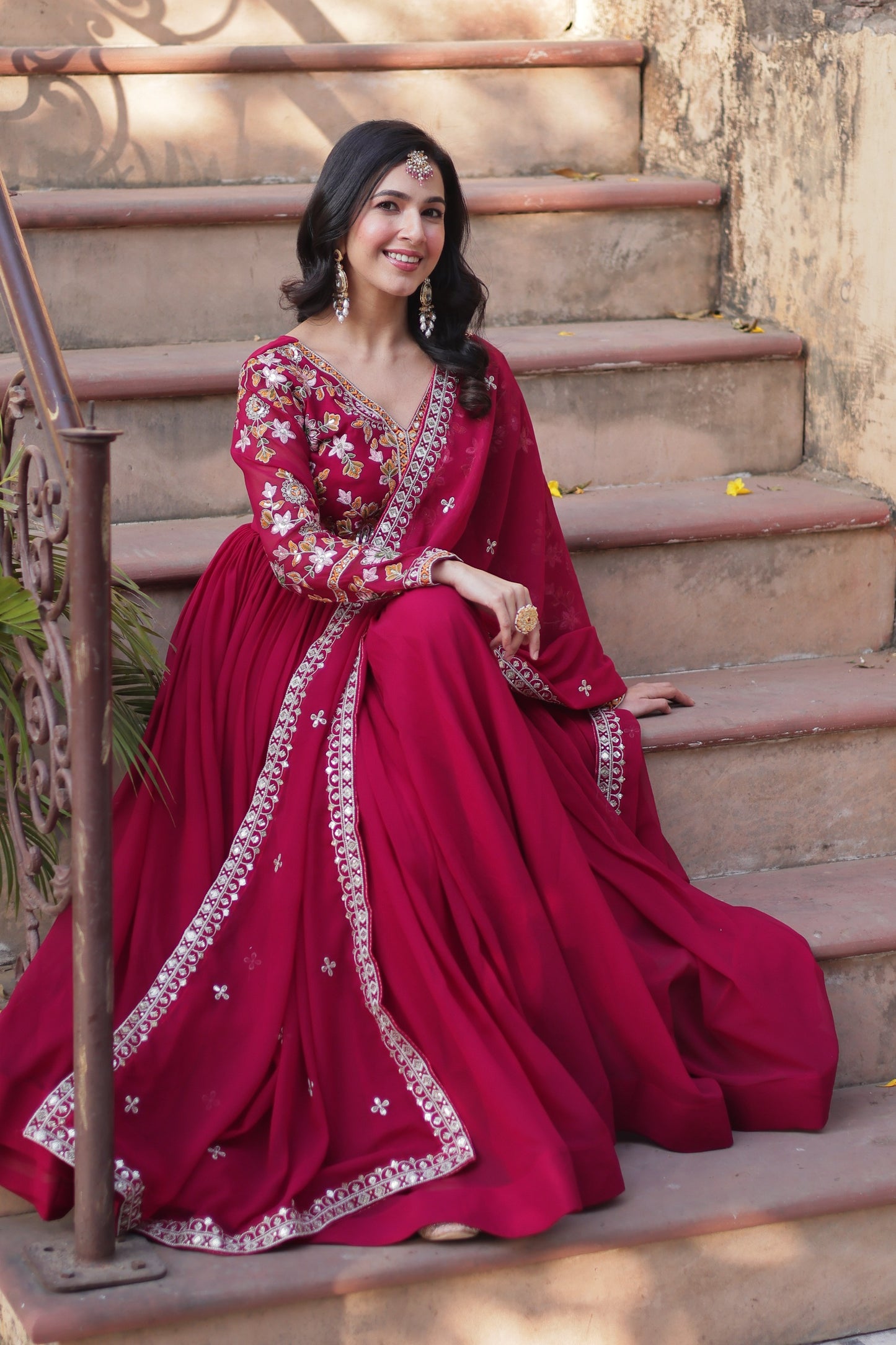 Beautiful Gown Dupatta Set