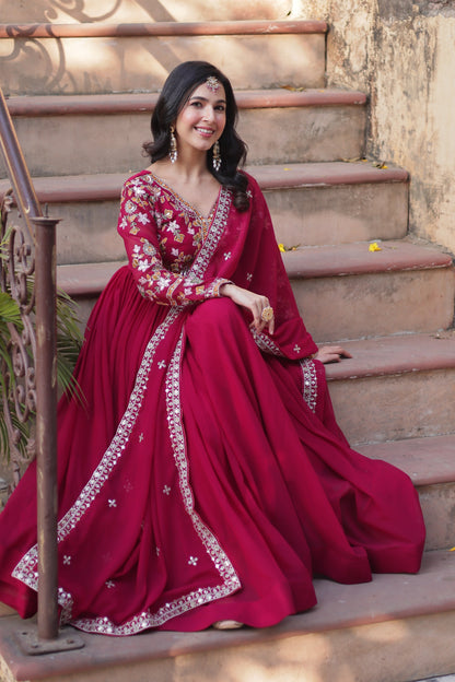 Beautiful Gown Dupatta Set