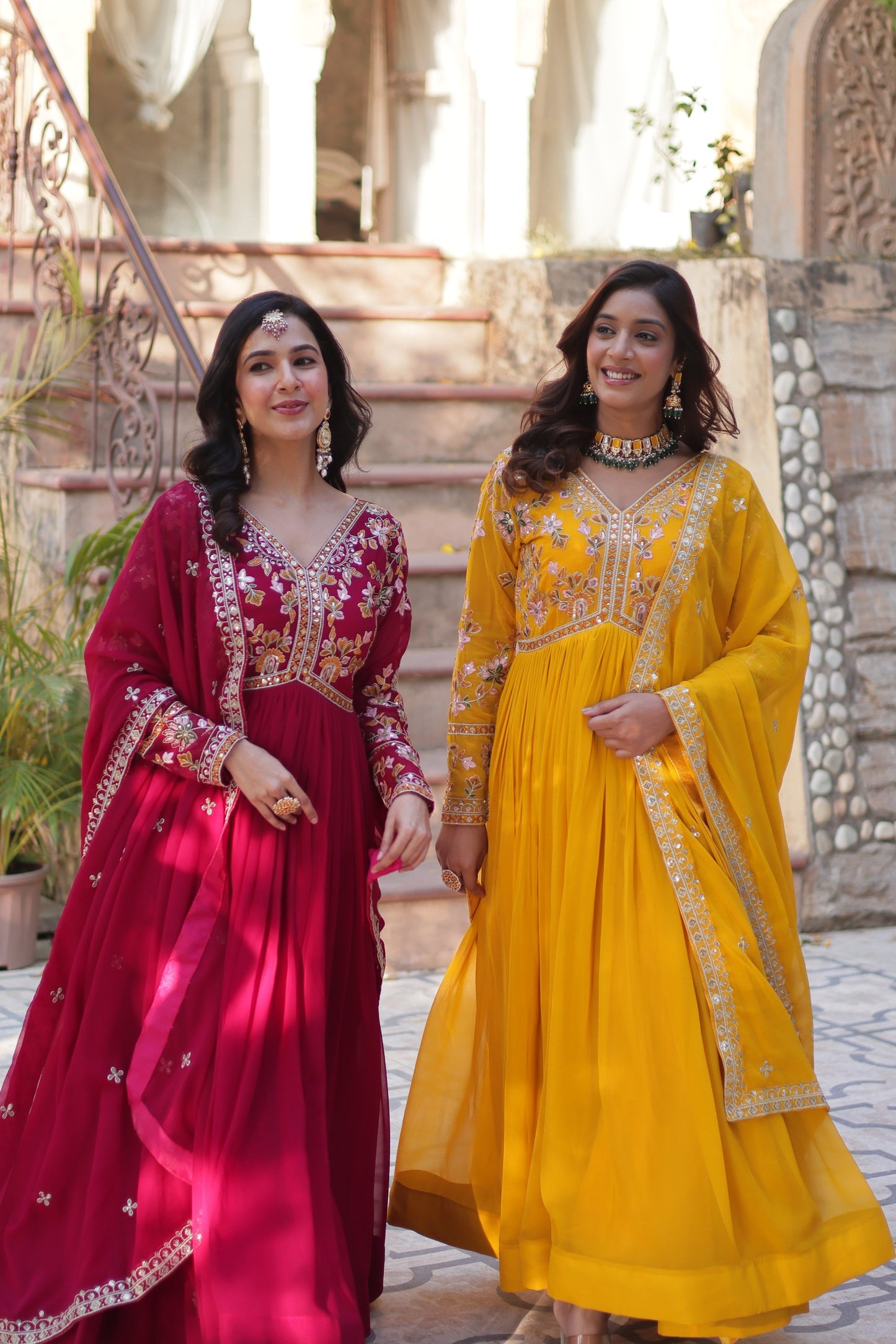 Beautiful Gown Dupatta Set