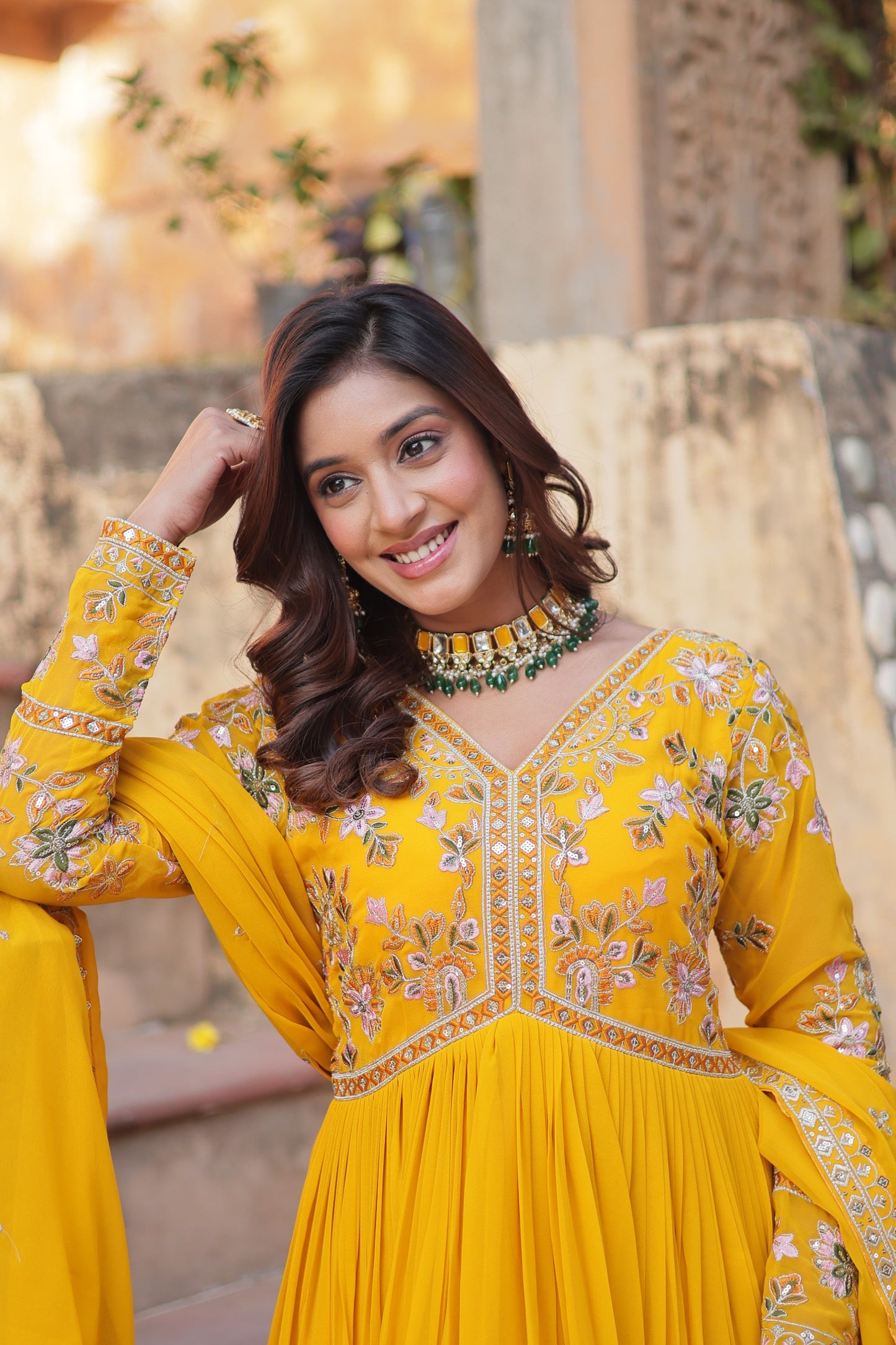 Beautiful Gown Dupatta Set