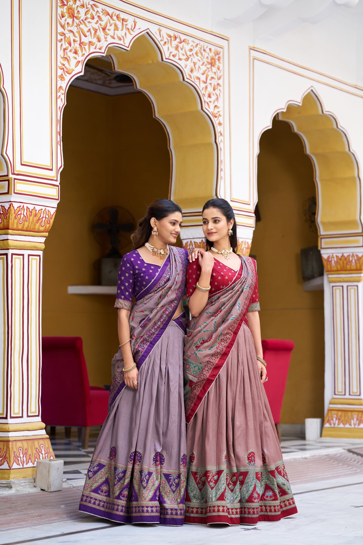 Tasar Silk Lehenga Choli