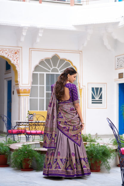 Tasar Silk Lehenga Choli