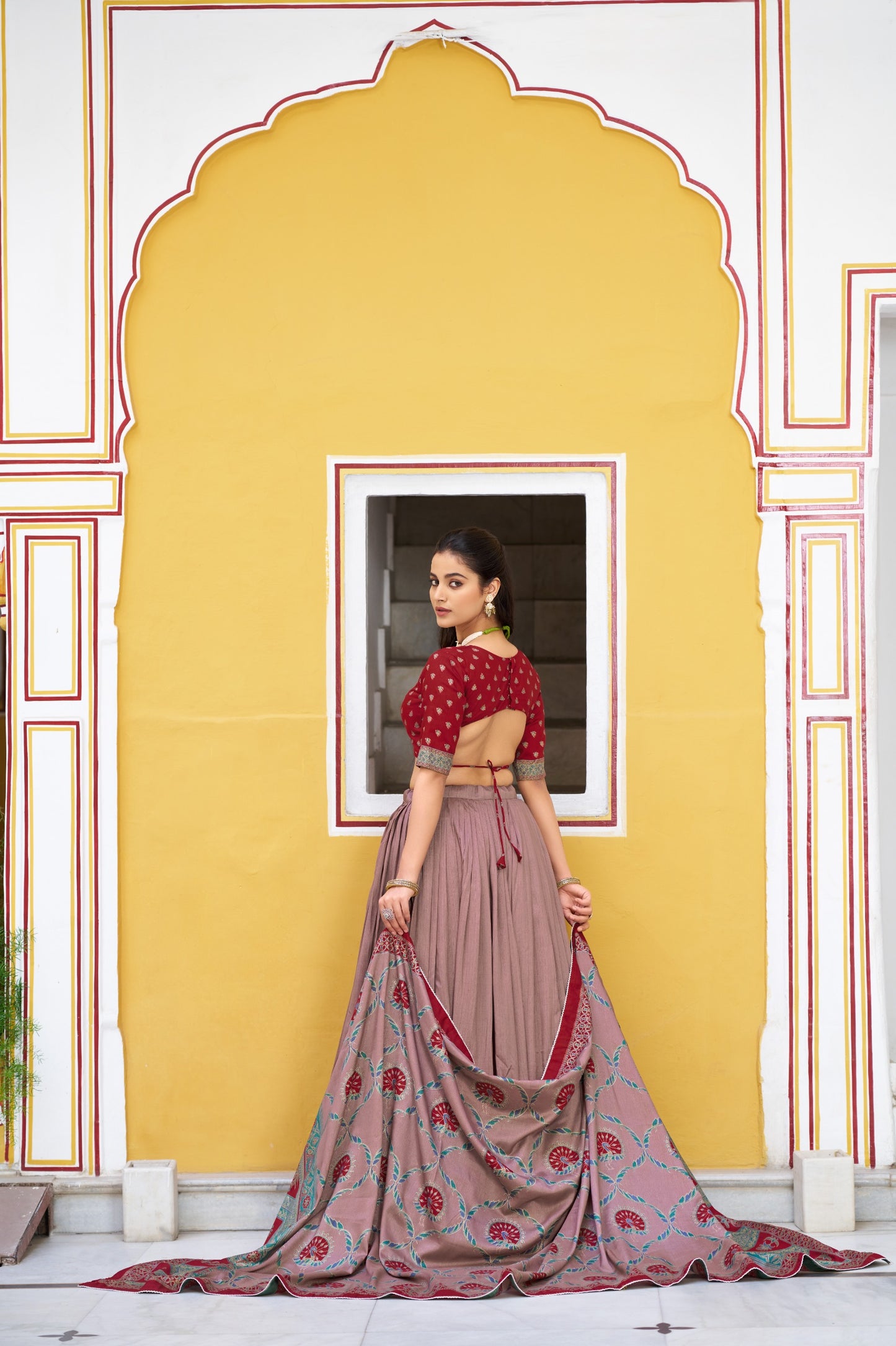 Tasar Silk Lehenga Choli