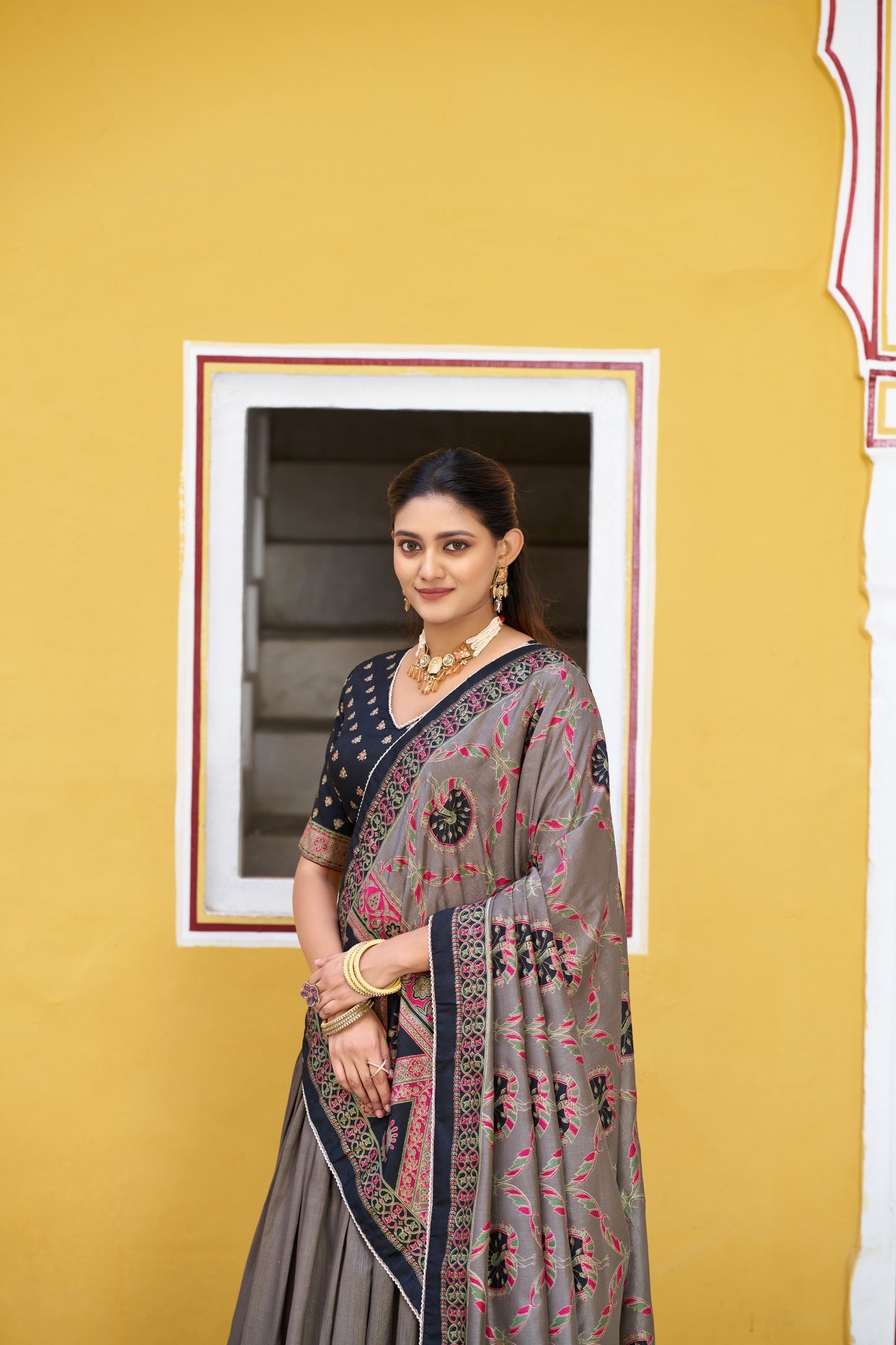 Tasar Silk Lehenga Choli