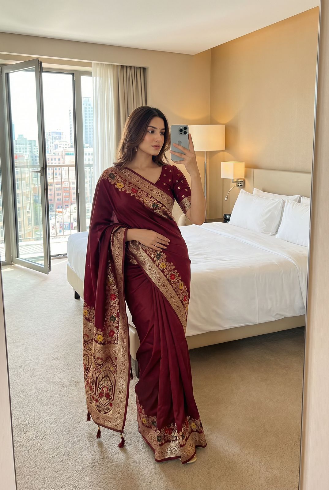 Soft Dolla silk Gala Saree