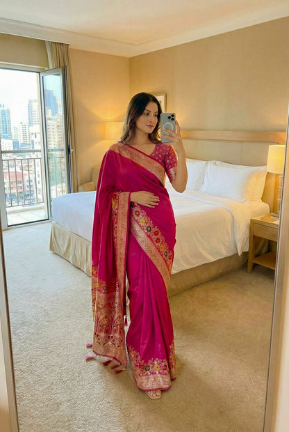 Soft Dolla silk Gala Saree