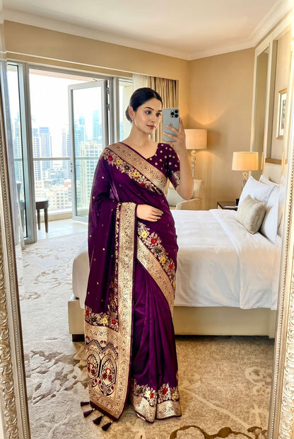 Soft Dolla silk Gala Saree