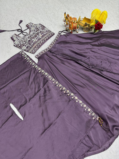 Indo Western Style Three Piece Choli
