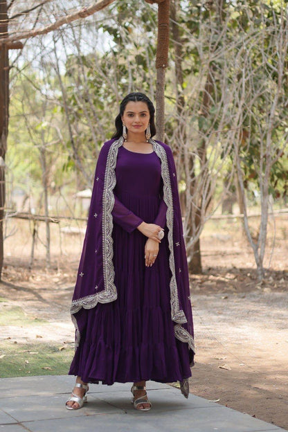 Desirable Women's Fully Flaired Gown