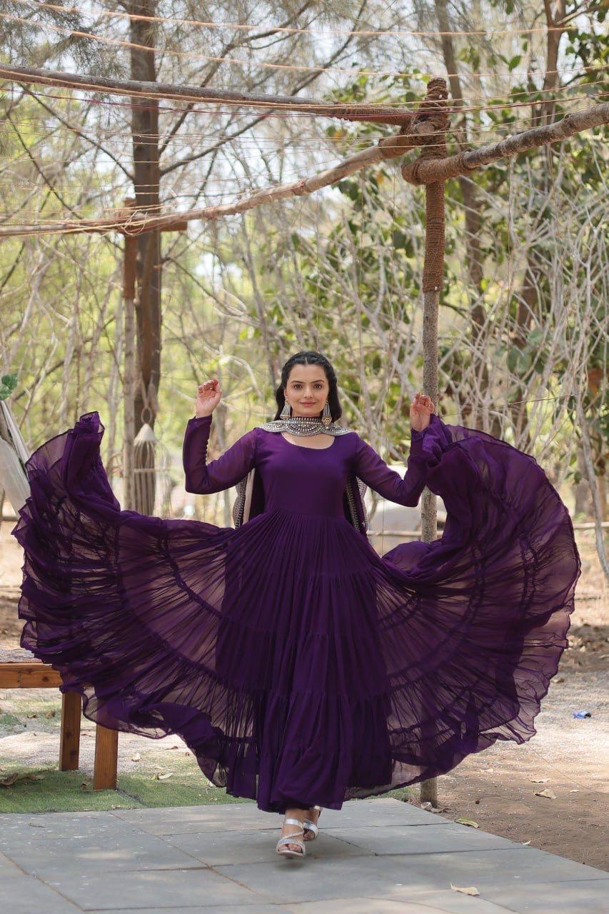 Desirable Women's Fully Flaired Gown