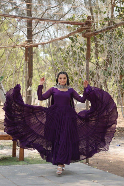 Desirable Women's Fully Flaired Gown