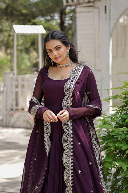 Desirable Women's Fully Flaired Gown
