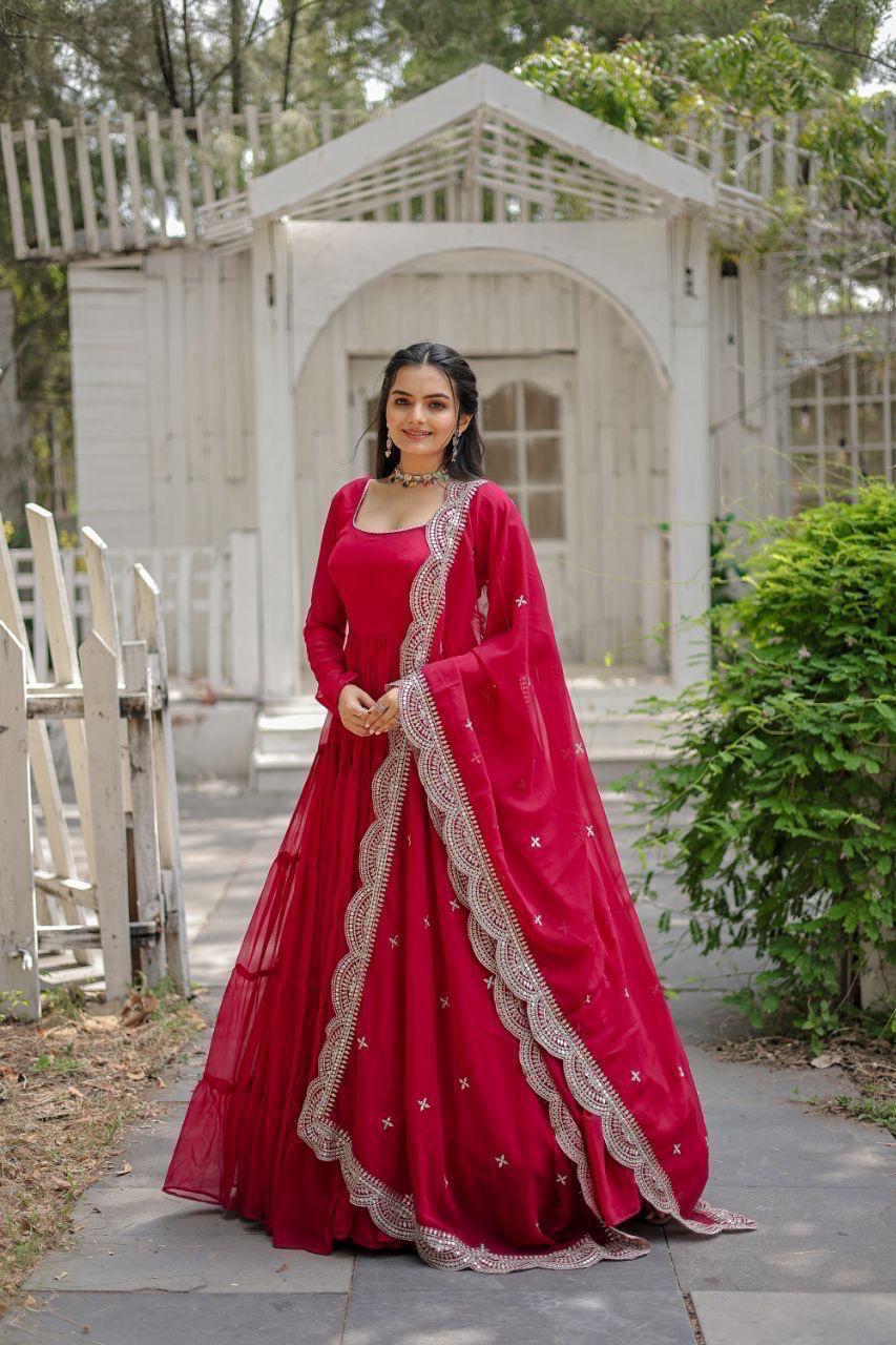 Desirable Women's Fully Flaired Gown