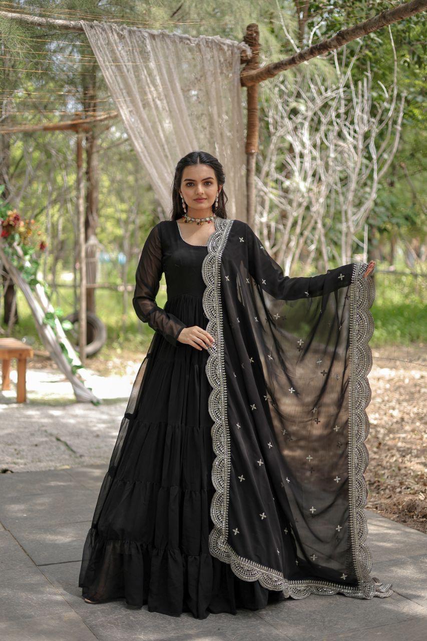 Desirable Women's Fully Flaired Gown