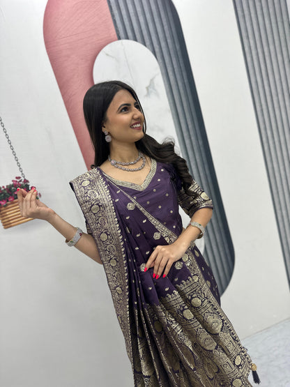 Silk Readymade Patli Saree