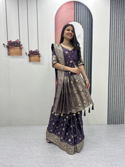 Silk Readymade Patli Saree