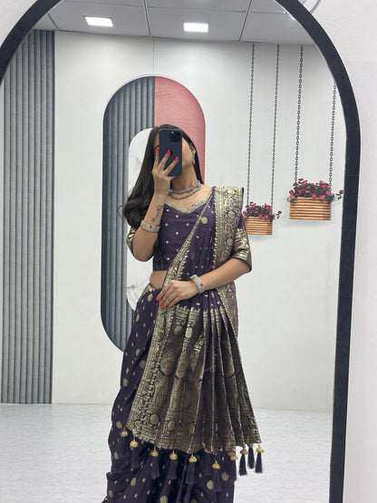 Silk Readymade Patli Saree