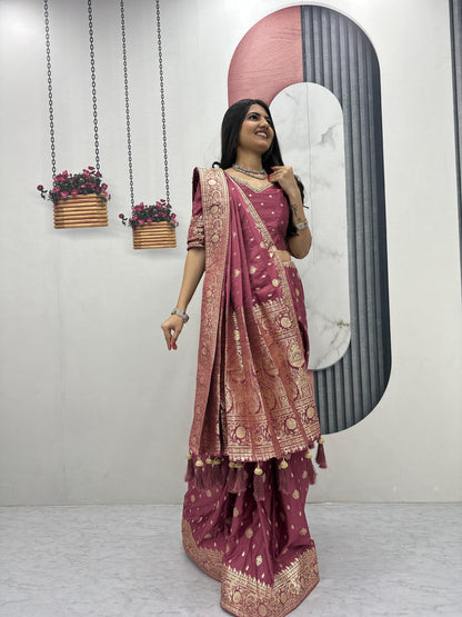 Silk Readymade Patli Saree