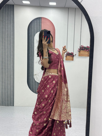 Silk Readymade Patli Saree
