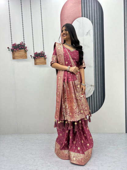 Silk Readymade Patli Saree