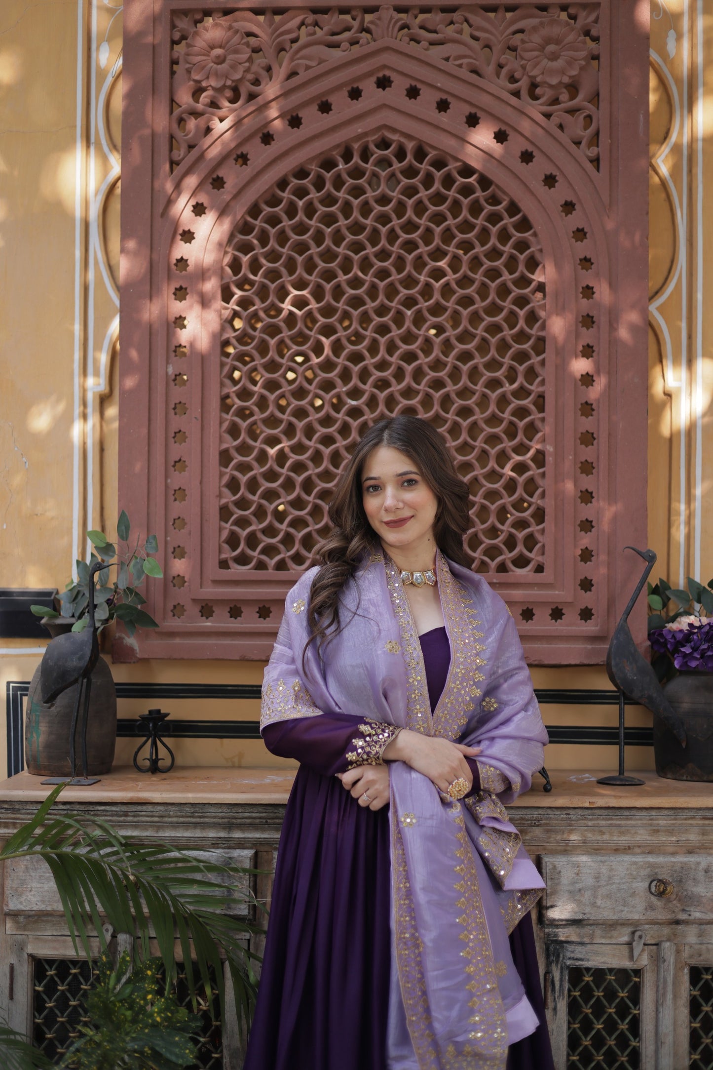 Star Georgette Gown