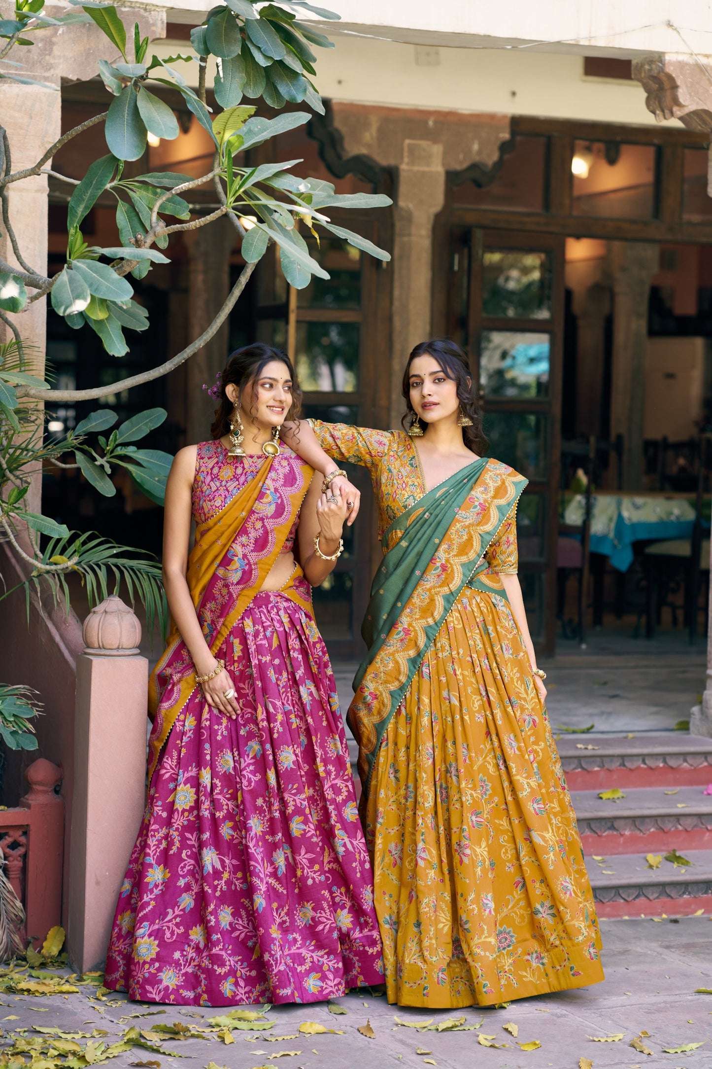 Soft Tasar Silk Lehenga