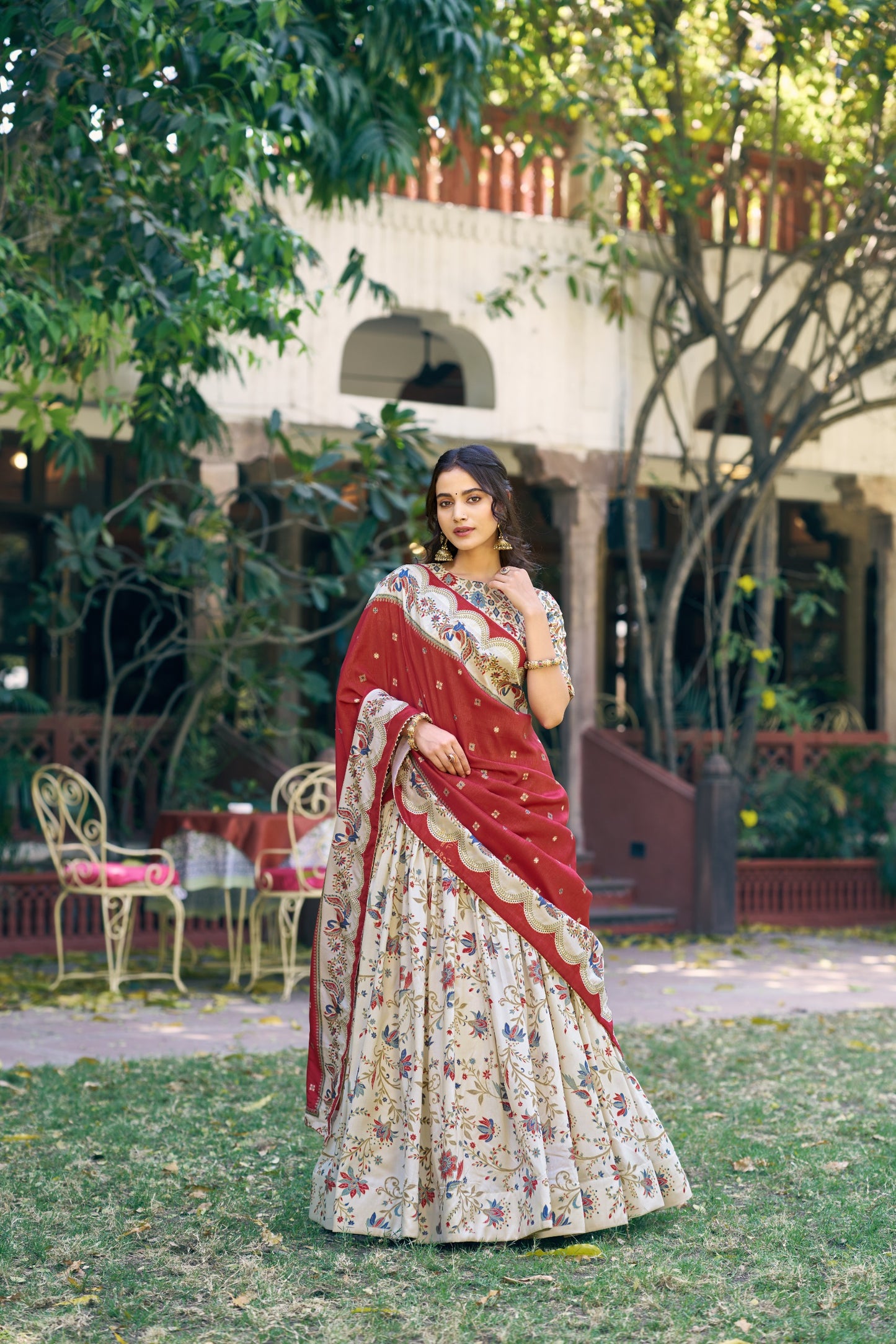 Soft Tasar Silk Lehenga