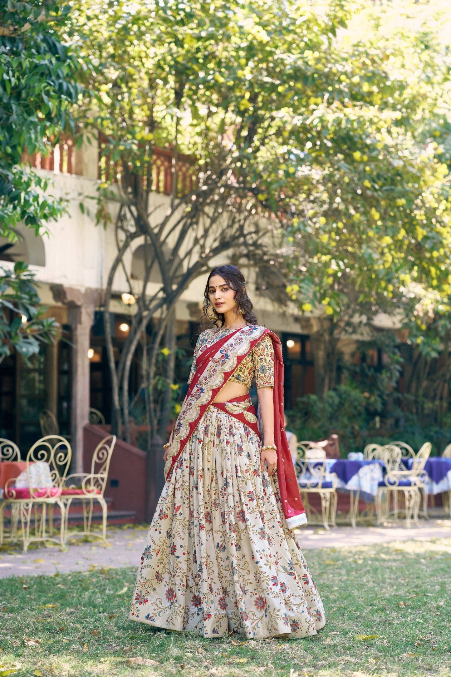 Soft Tasar Silk Lehenga