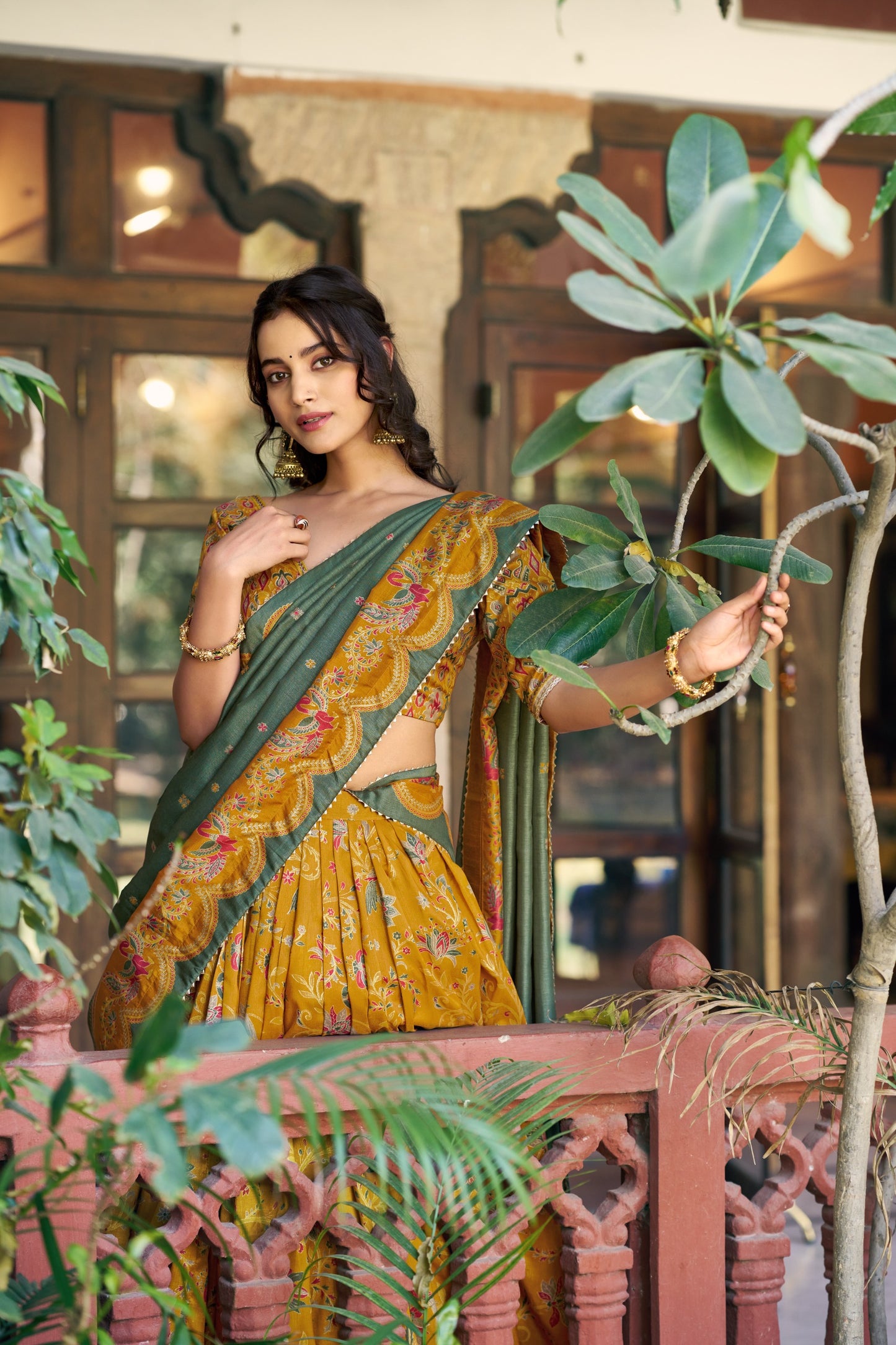 Soft Tasar Silk Lehenga