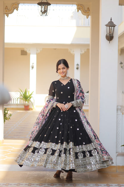 Premium Gown with Dupatta Set