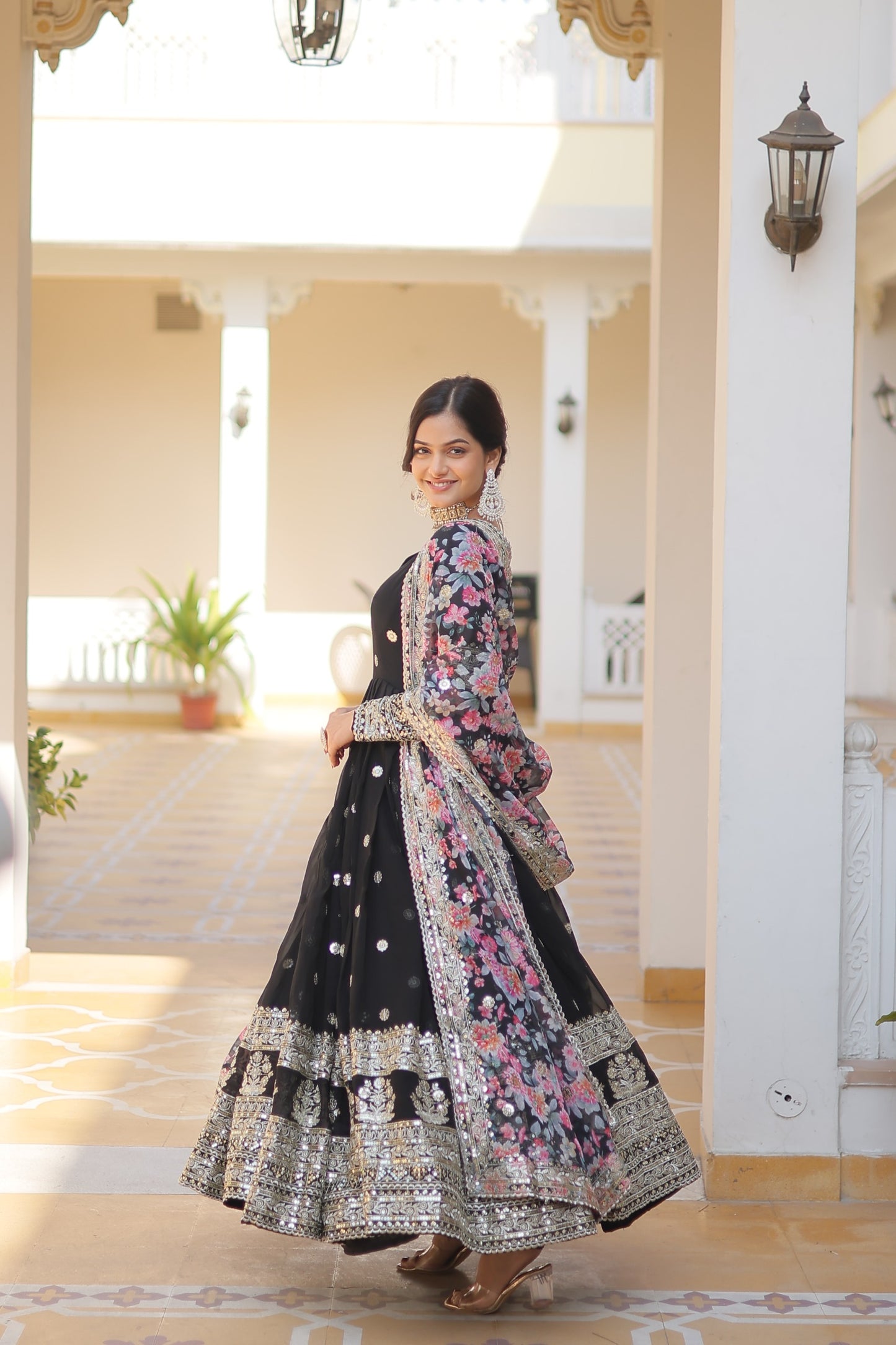Premium Gown with Dupatta Set