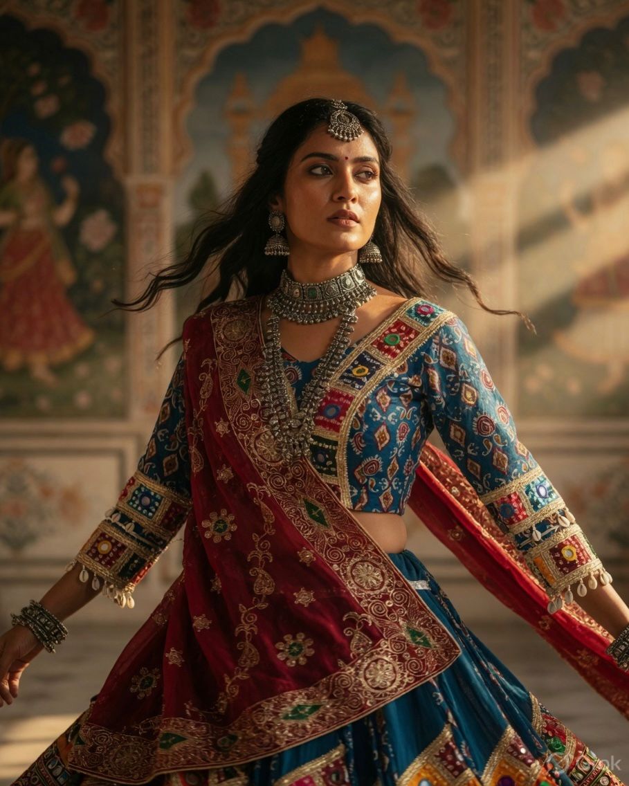 Royal Tradition Meets Modern Twirl | Navratri