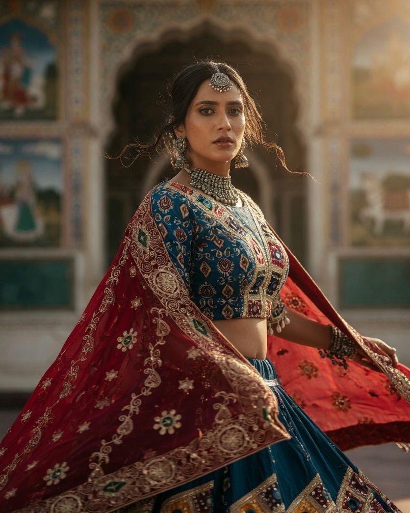 Royal Tradition Meets Modern Twirl | Navratri
