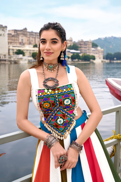 Pure Reyon Navratri Co-ord Set