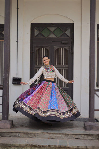 Navratri Special Croptop With Lehenga