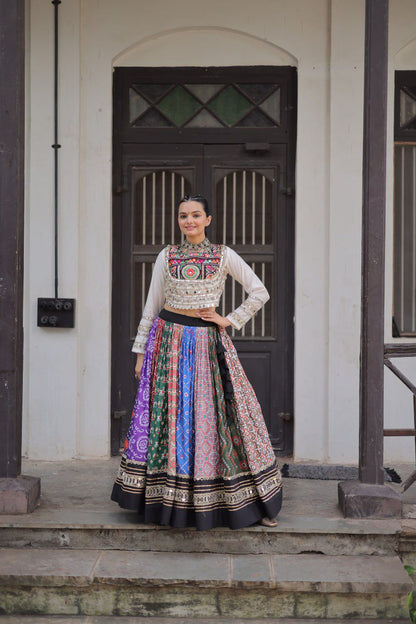 Navratri Special Croptop With Lehenga
